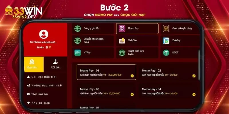 Quy định khi rút tiền